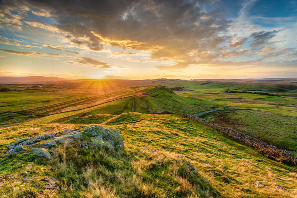 Hadrians Wall in Northumberland, Northumberland Holiday