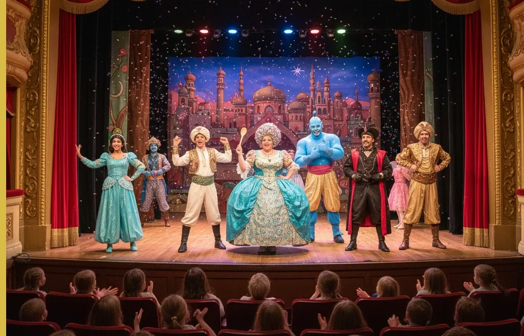 festive experiences in Northumberland, panto