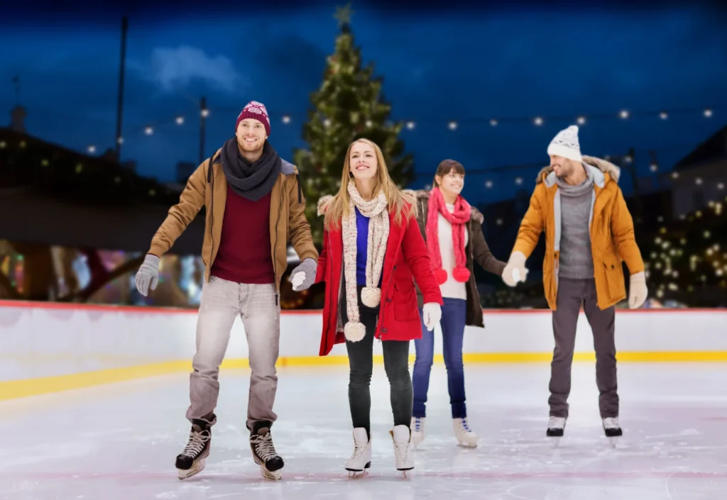 festive experiences in Northumberland, ice skating